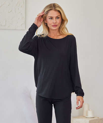 Bamboo Dolman Long Sleeve Top