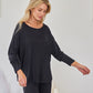 Bamboo Dolman Long Sleeve Top