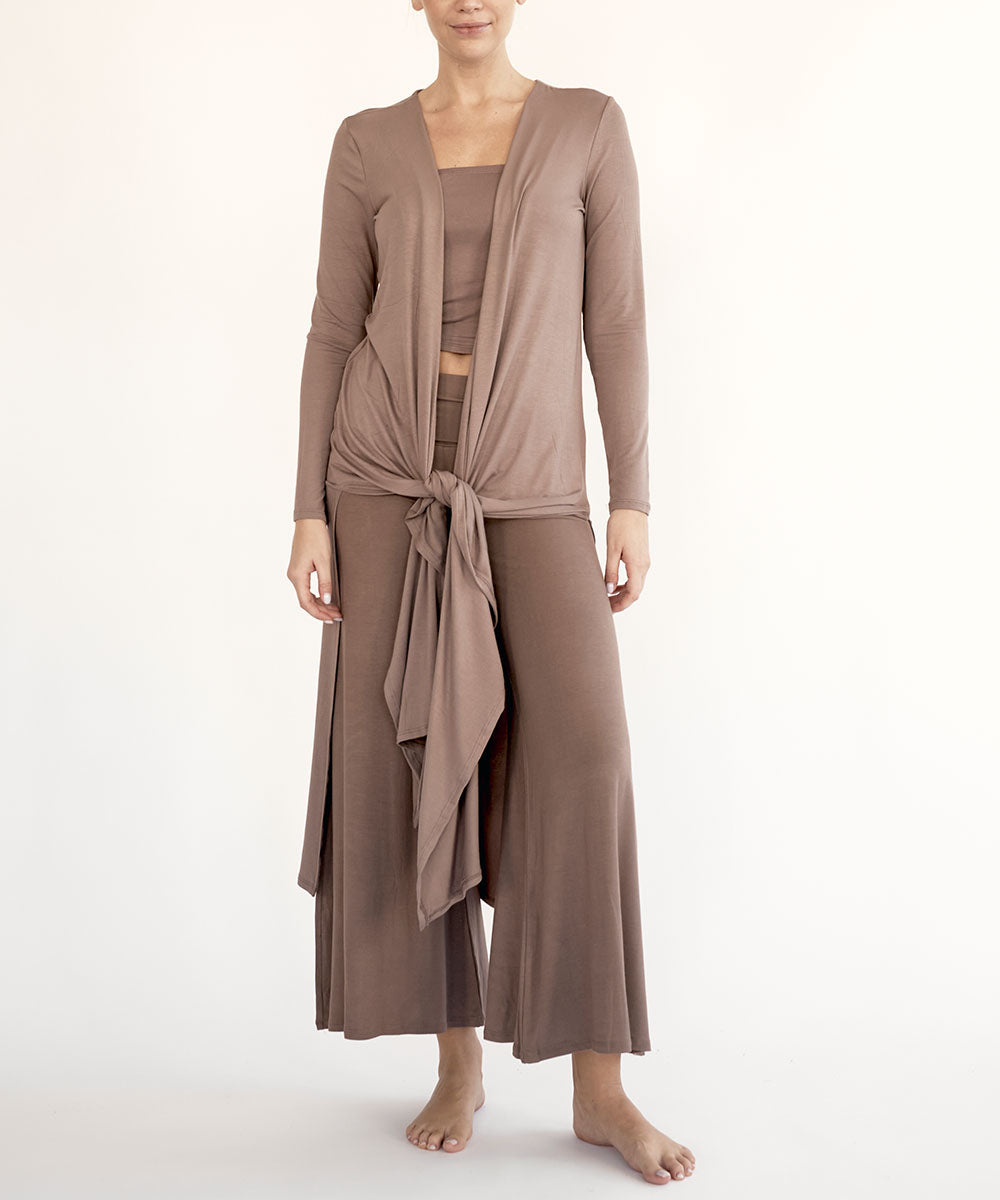 Nightwalk Bamboo Maxi Long Cardigan