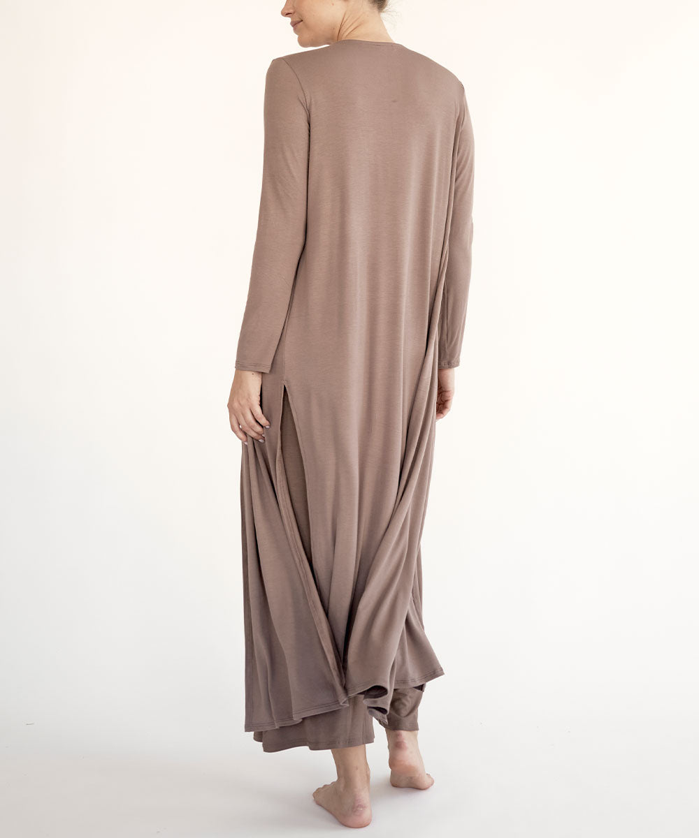 Nightwalk Bamboo Maxi Long Cardigan