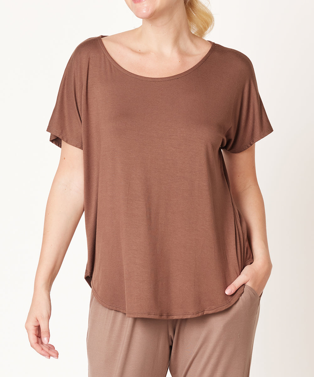 Calini Bamboo Dolman Sleeve Top