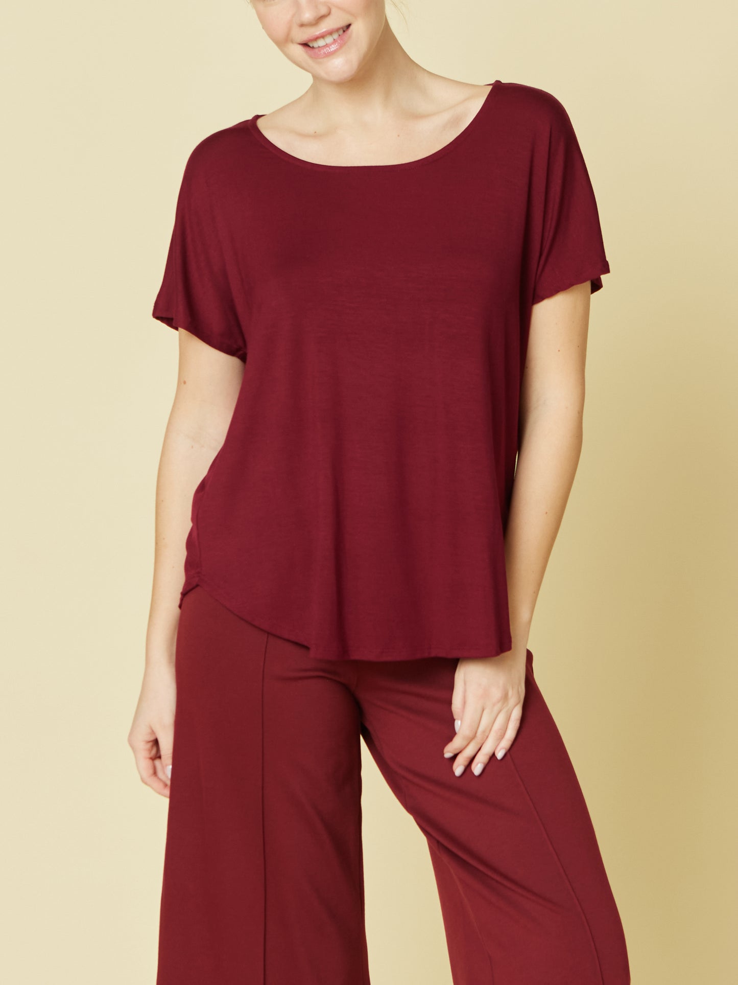 Calini Bamboo Dolman Sleeve Top