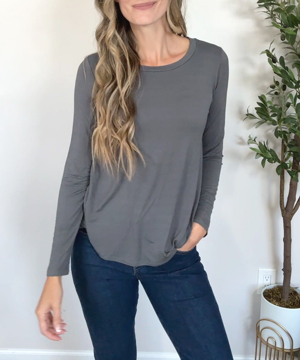 Bamboo Classic Long Sleeve Top