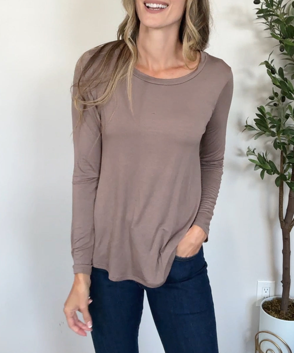 Bamboo Classic Long Sleeve Top