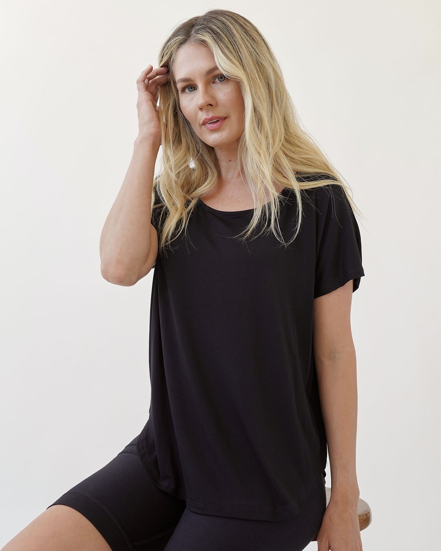 Calini Bamboo Dolman Sleeve Top