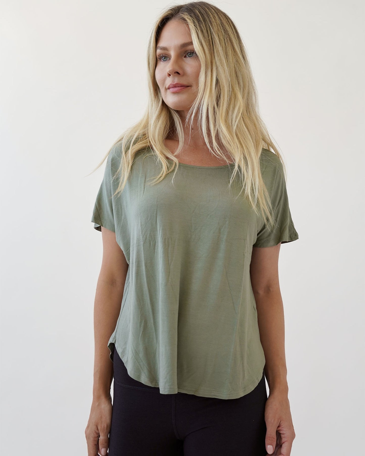 Calini Bamboo Dolman Sleeve Top