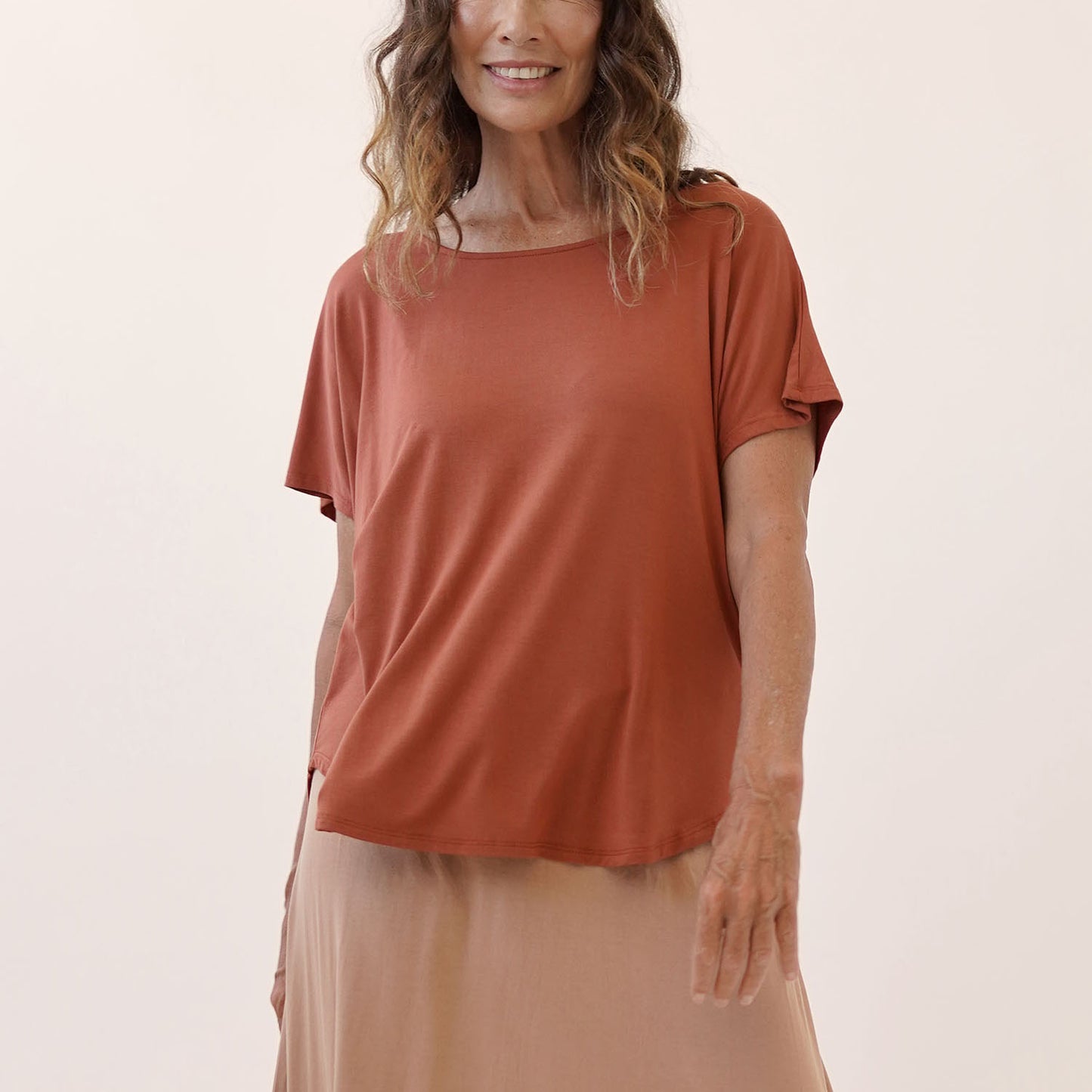 Calini Bamboo Dolman Sleeve Top