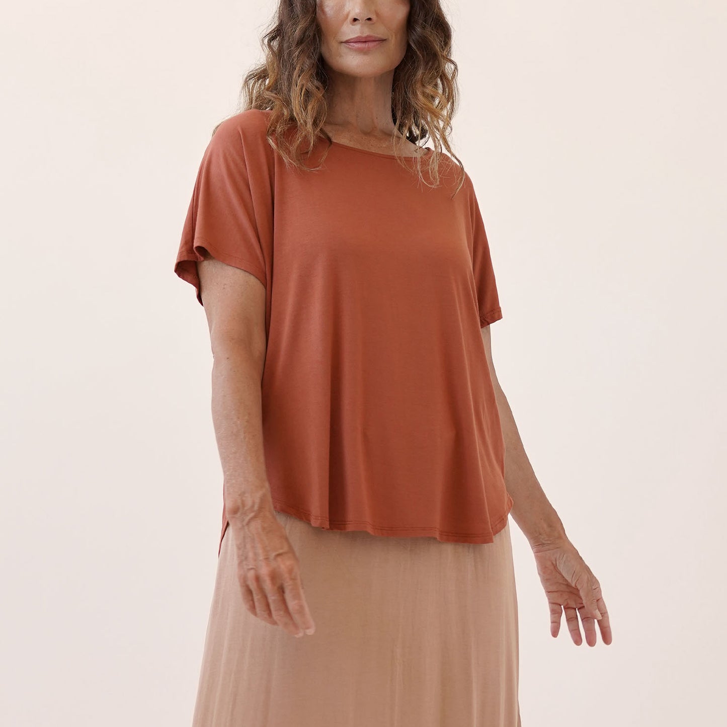 Calini Bamboo Dolman Sleeve Top