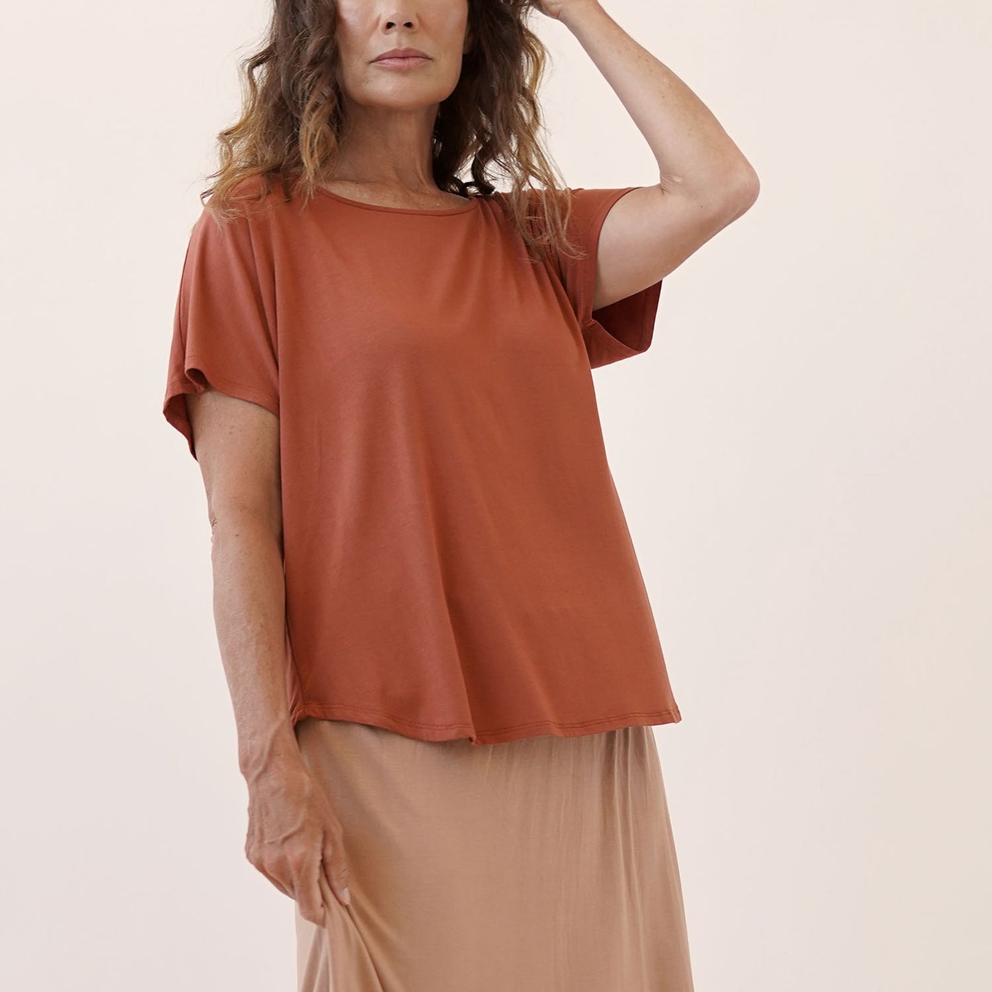 Calini Bamboo Dolman Sleeve Top