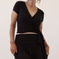 Ally Bamboo Wrap Crop Top