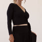 Kelly Bamboo Wrap Crop Top