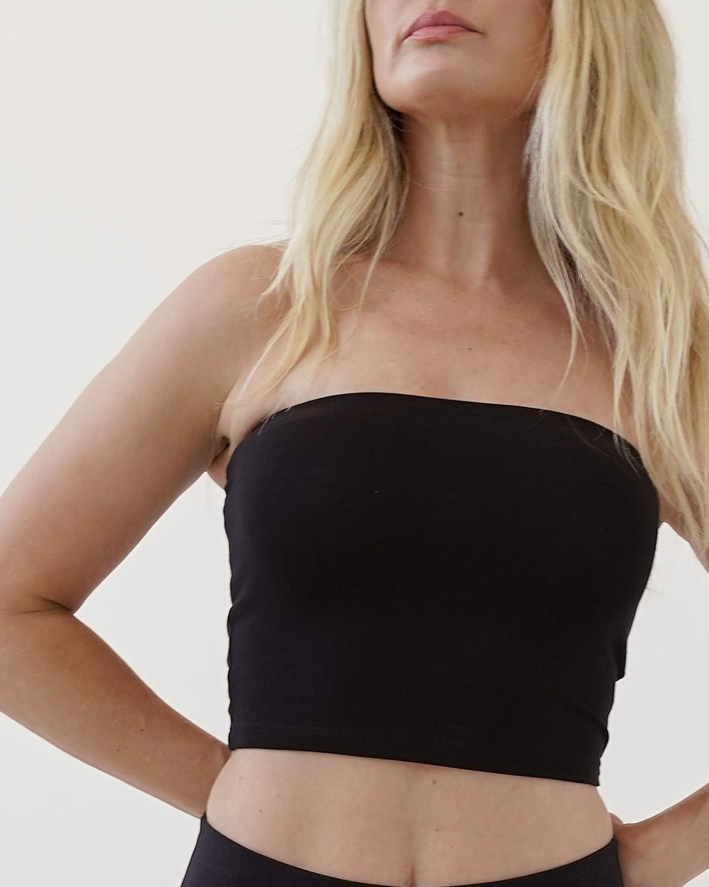 A bamboo tube top